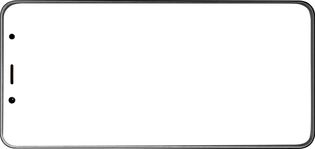 Smartphone screen displaying a gray placeholder image with a white border.
